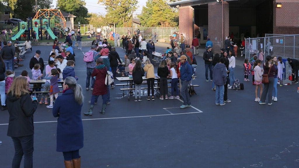 Families have fun at Lawton Elementary's back to school bash